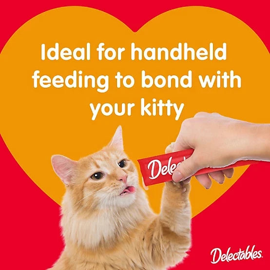 Delectables Squeeze-Up Chicken, Tuna and Tuna and Salmon Variety Pack Lickable Cat Treats, 54 ct.