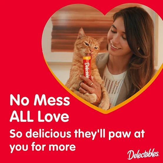 Delectables Squeeze-Up Chicken, Tuna and Tuna and Salmon Variety Pack Lickable Cat Treats, 72 ct.