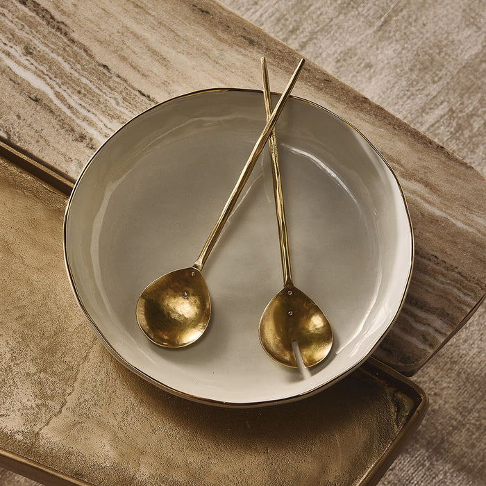 Delia Salad Servers - Few and Far - Serveware