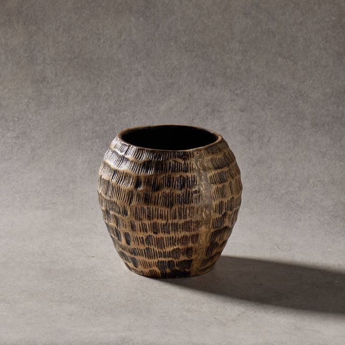 Denali Pot Vintage Brass