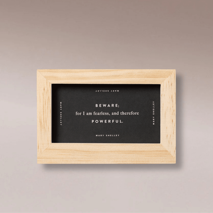 Desk Frame - Be Fearless - Few and Far - Books