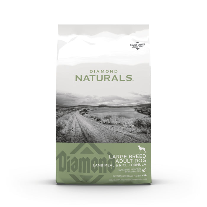 Diamond Naturals Large Breed Adult Lamb and Rice Formula Dry Dog Food, 40 lb. Bag