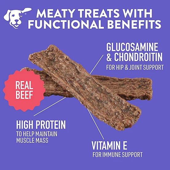 Dogswell Hip & Joint Jerky Treats, Beef Recipe 12 oz.