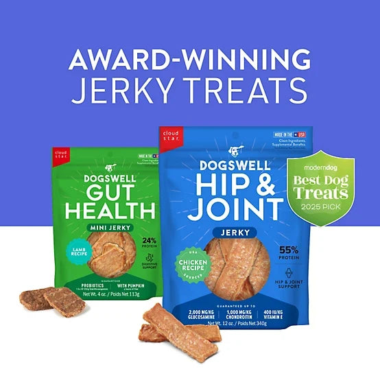 Dogswell Hip & Joint Jerky Treats, Chicken Recipe 12 oz
