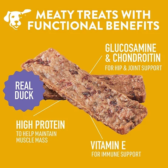 Dogswell Hip & Joint Jerky Treats, Duck Recipe, 12 oz