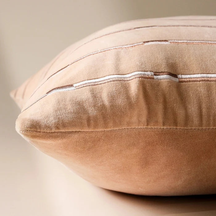 Eden Cushion 55x55cm - Nougat - Few and Far - Cushions
