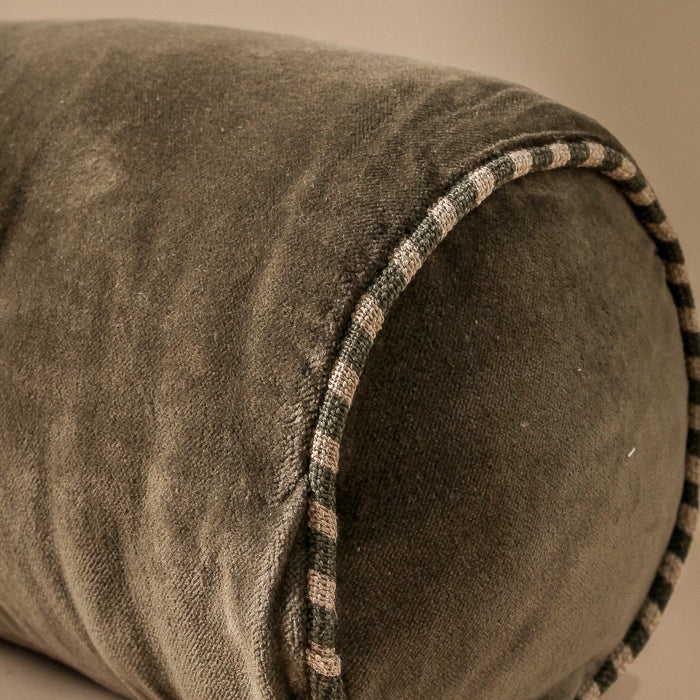 Elliot Bolster Cushion - Thyme 50cm x 15cm dia.