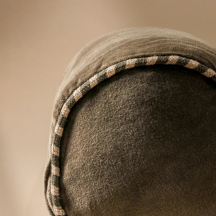 Elliot Bolster Cushion - Thyme 50cm x 15cm dia.