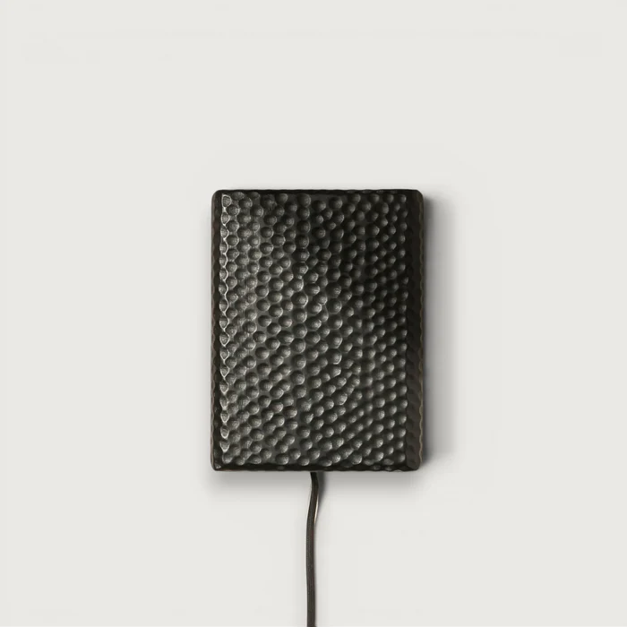 Etched Wall Sconce Black