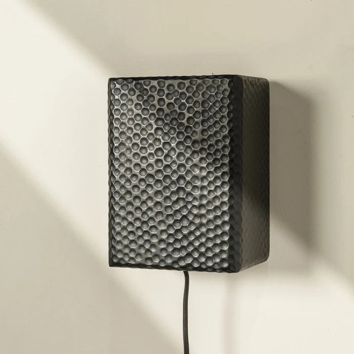 Etched Wall Sconce Black - Few and Far - Wall Lamps
