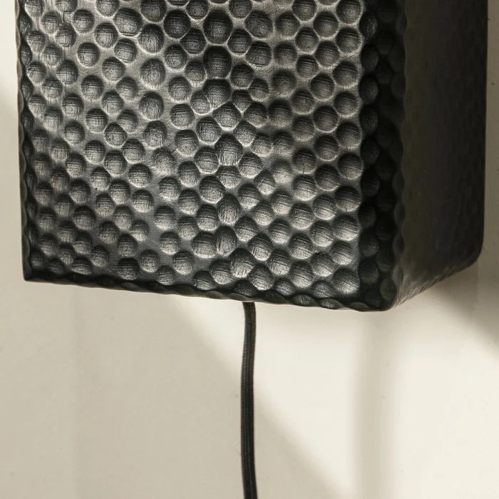 Etched Wall Sconce Black - Few and Far - Wall Lamps