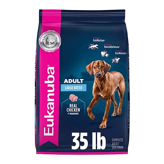 Eukanuba Adult Large Breed Chicken Dry Dog Food, 35lb