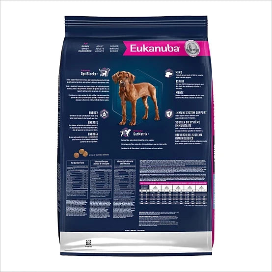 Eukanuba Puppy Large Breed Chicken Formula Dry Dog Food, 33lb