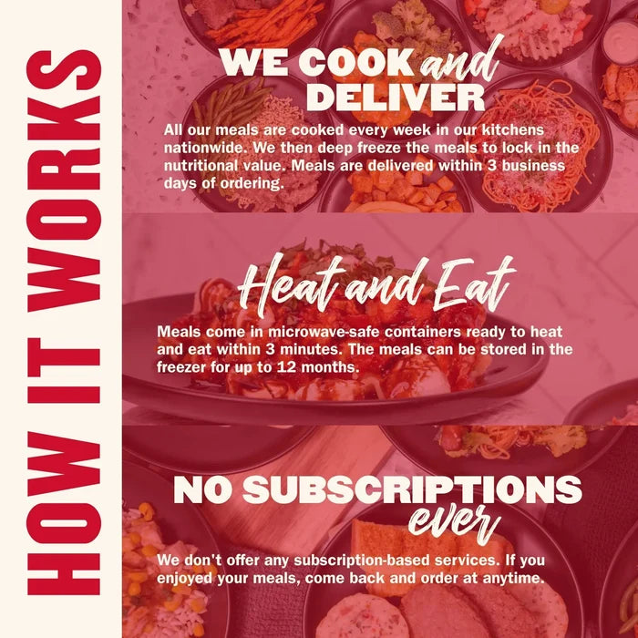 Chef-crafted, dietitian-approved Everyday Maintenance Meal Plan meals shipped frozen nationwide, portioned