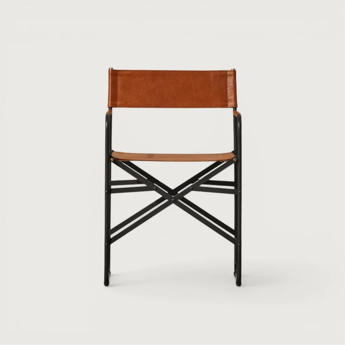 Ex Display Heston Folding Dining Chair Tan
