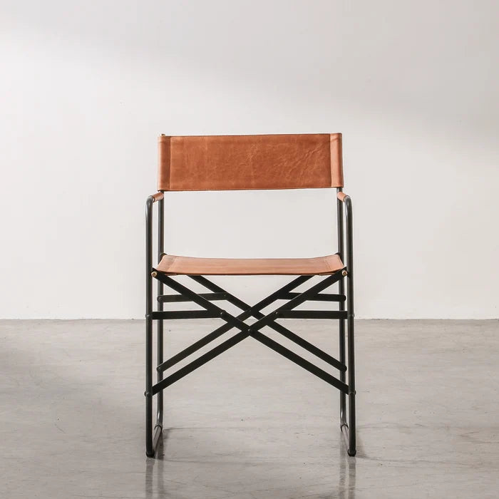 Ex Display Heston Folding Dining Chair Tan