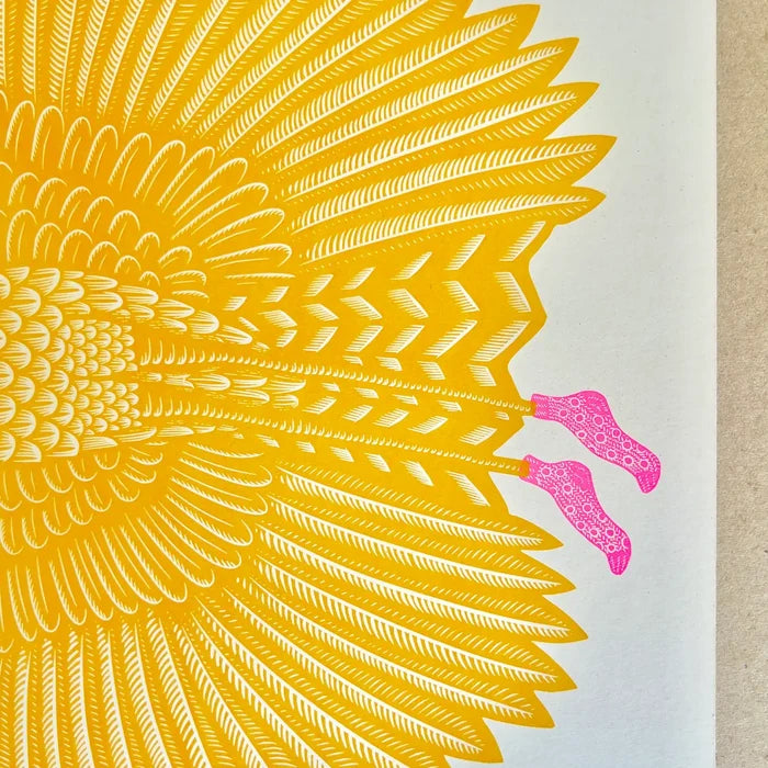 Feelin' Fly A3 Riso Print
