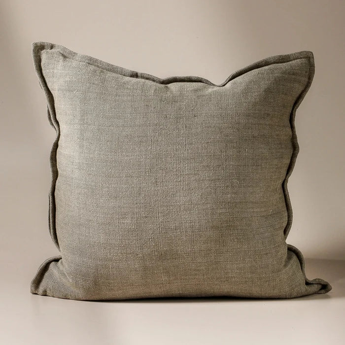 Flaxmill Cushion 50x50cm - Kelp - Few and Far - Cushions