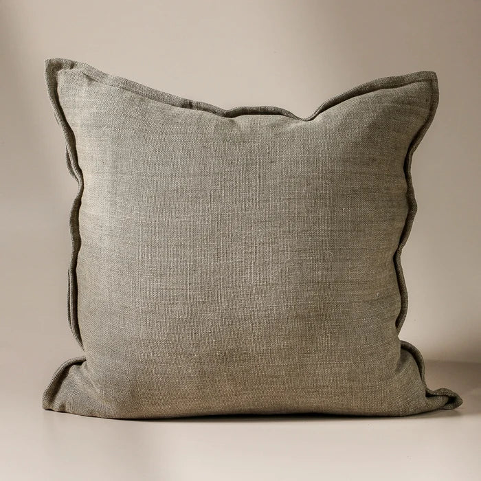 Flaxmill Cushion 50x50cm - Kelp
