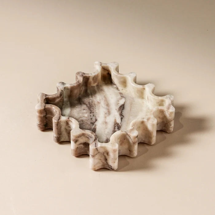 Fleck Marble Tray - Few and Far - Decorative Trays
