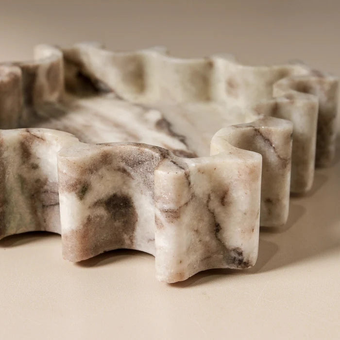 Fleck Marble Tray - Few and Far - Decorative Trays