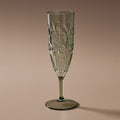 Flemington Acrylic Champagne Flute Green - Few and Far - Glassware