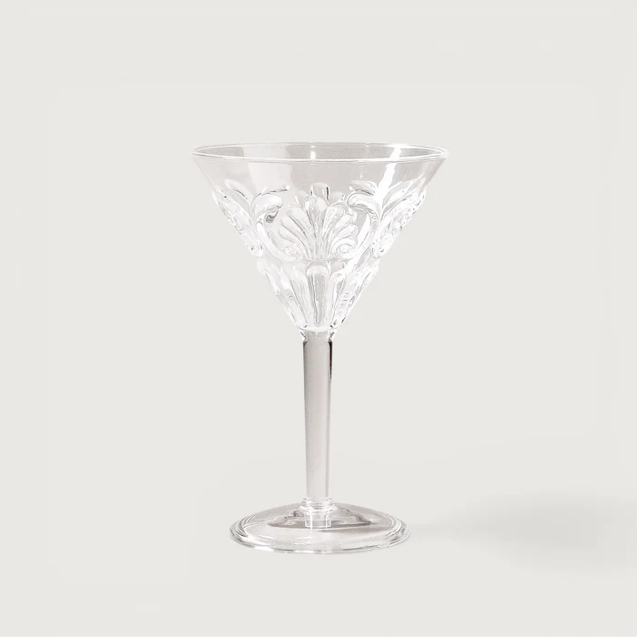 Flemington Acrylic Martini Glass Clear