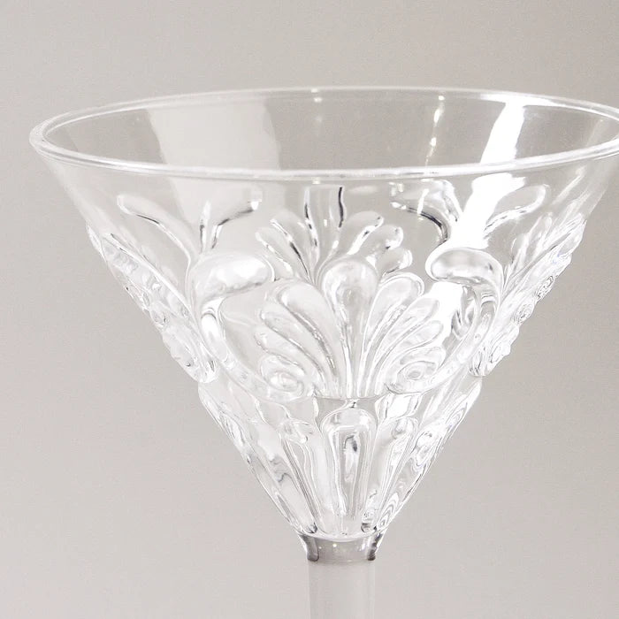 Flemington Acrylic Martini Glass Clear