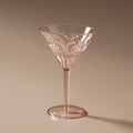 Flemington Acrylic Martini Glass Pale Pink - Few and Far - Glassware