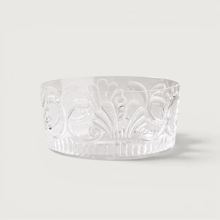 Flemington Acrylic Salad Bowl Clear
