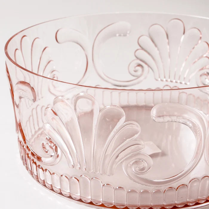 Flemington Acrylic Salad Bowl Pale Pink