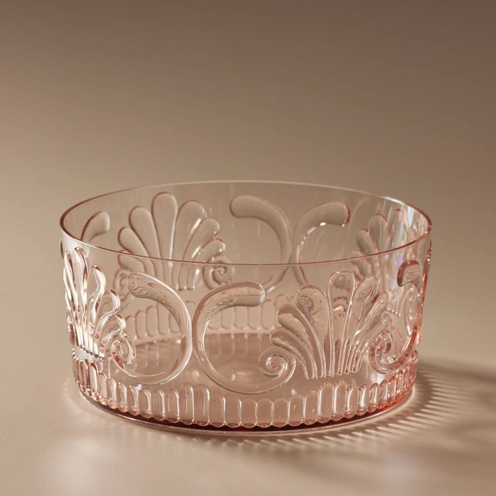 Flemington Acrylic Salad Bowl Pale Pink
