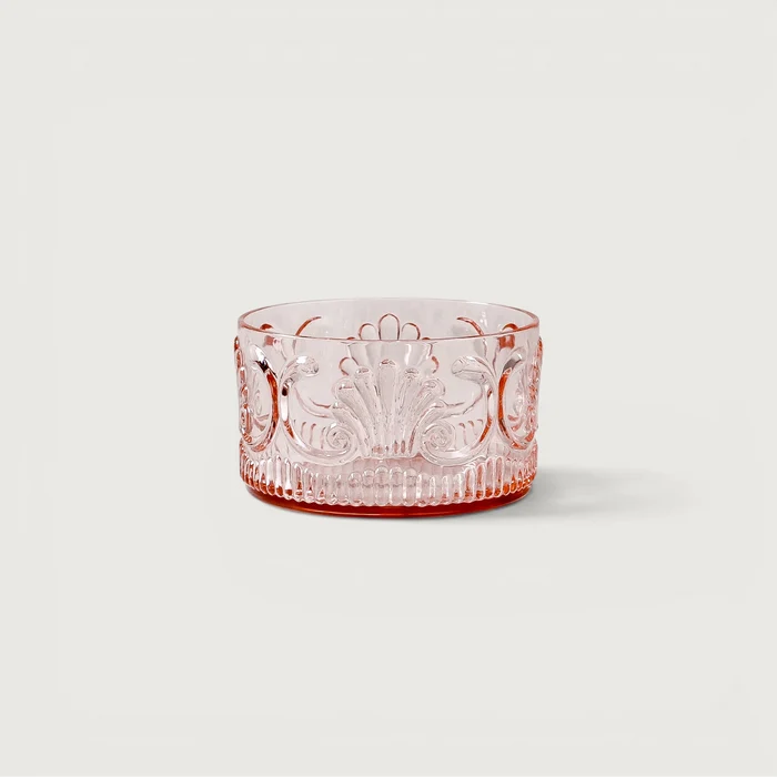 Flemington Acrylic Snack Bowl Pale Pink