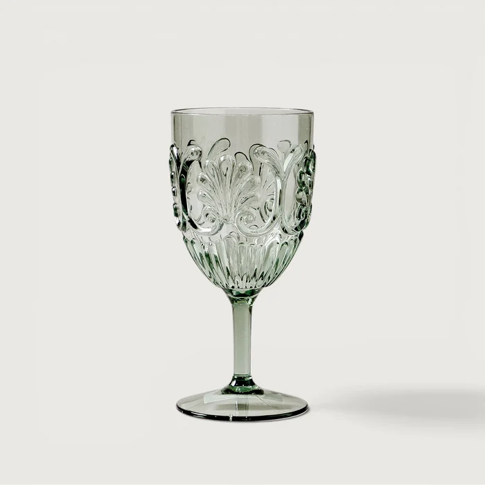 Flemington Acrylic Wine Glass Green