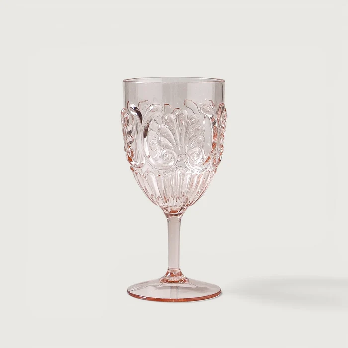 Flemington Acrylic Wine Glass Pale Pink