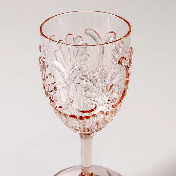 Flemington Acrylic Wine Glass Pale Pink