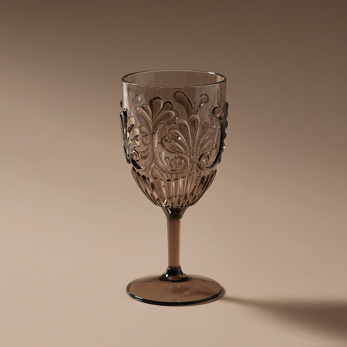 Flemington Acrylic Wine Glass Smoke