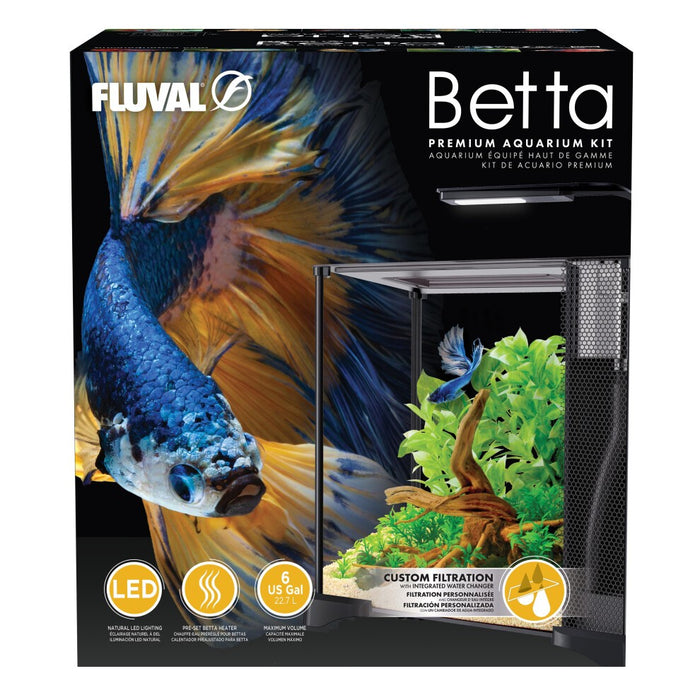 Fluval Betta Premium Aquarium Kit, 6gal