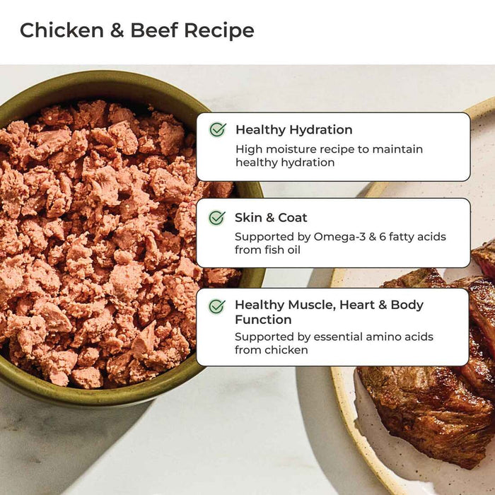 Freshpet Vital, Fresh Cat Food, Chicken & Beef Recipe Roll, 1 lbs.