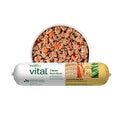 Freshpet Vital, Fresh Dog Food, Chicken Recipe with Peas, Carrots, & Brown Rice Roll, 1 lb.