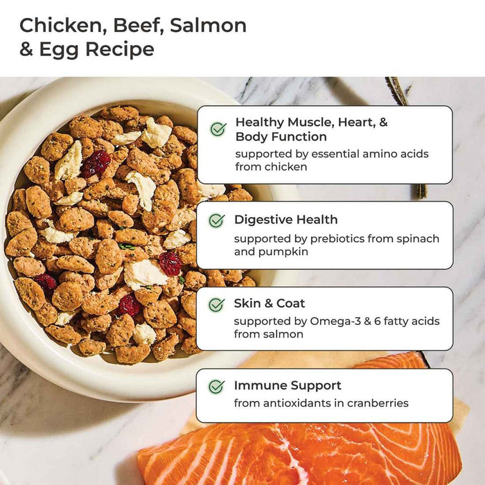 Freshpet Vital, Fresh Dog Food, Grain Free Chicken, Beef, Salmon, & Egg Recipe, 1.75 lbs.