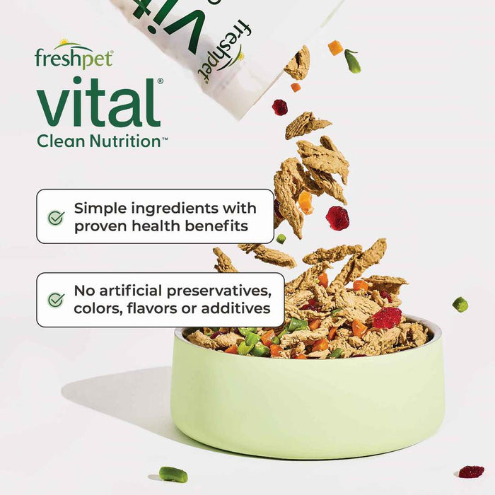 Freshpet Vital, Fresh Dog Food, Grain Free Chicken, Beef, Salmon, & Egg Recipe, 1.75 lbs.