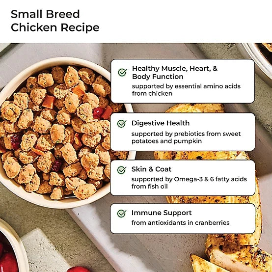 Freshpet Vital, Fresh Dog Food, Grain Free Small Breed Chicken Recipe, 1 lb.
