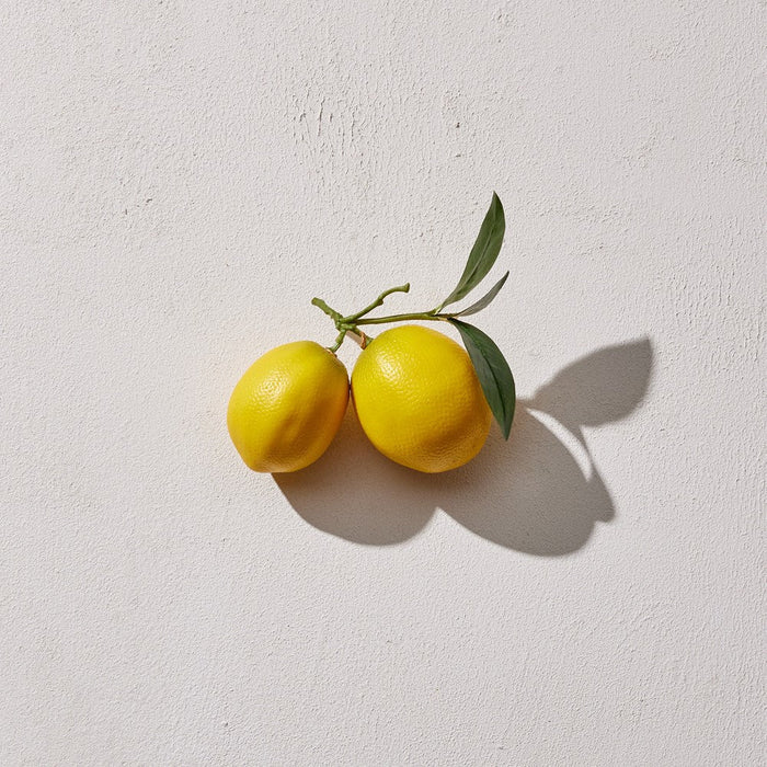Fruit Lemon Cluster w/leaf - Few and Far - Flowers & Foliage
