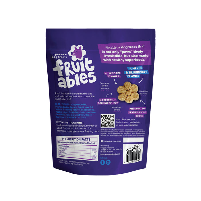 Fruitables Baked Treats Pumpkin & Blueberry 12oz