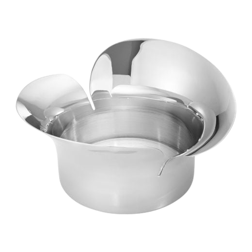 Georg Jensen Bloom Pillar Stainless Steel Candle Holder