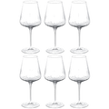 georg jensen set of 6 bernadotte red wine crystal glasses