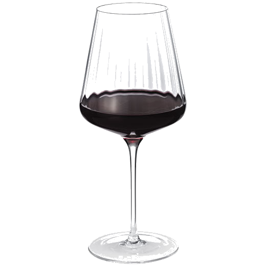 georg jensen set of 6 bernadotte red wine crystal glass