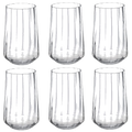 georg jensen set of 6 bernadotte tall crystal glasses