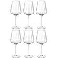 These are the Crystal Set of 6 Bernadotte White Wine Glasses.